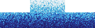 Kaleidoscope Color Shift Glass Mosaic Tile Gradient Backsplash - Blue Moon